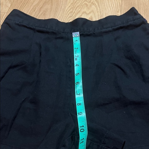 Madewell Women's Clean Pull On Shorts in Linen/Cotton Black size S - Picture 9 of 9
